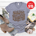 Howdy Christmas V-Neck - Heather Storm - 15