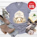 Holy Night V-Neck - Heather Storm - 15