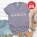 One Day At A Time V-Neck - Heather Storm - 15