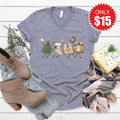 Christmas V-Neck - Heather Storm - 15