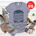 Silent Night V-Neck - Heather Storm - 15