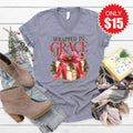 Wrapped In Grace V-Neck - Heather Storm - 15