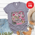 Fight My Battles V-Neck - Heather Storm - 15