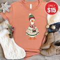 Christmas Goose Tee - Heather Terracotta - 15 product image 1