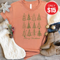 Merry Christmas Tee - Heather Terracotta - 15 product image 1