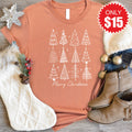 Merry Christmas Tee - Heather Terracotta - 15 product image 1