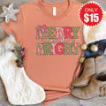 Merry and Bright Tee - Heather Terracotta - 15 product image 1