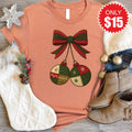Christmas Balls Tee - Heather Terracotta - 15 product image 1