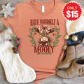 Mooey Little Christmas Tee - Heather Terracotta - 15 product image 1