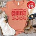 Christ Is Born Tee - Heather Terracotta - 15 product image 1