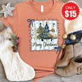 Merry Christmas Tee - Heather Terracotta - 15 product image 1