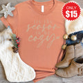 Season To Be Cozy Tee - Heather Terracotta - 15 product image 1