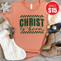 Christ Is Born Tee - Heather Terracotta - 15 product image 1