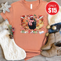 Chicken Christmas Tee - Heather Terracotta - 15 product image 1