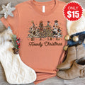 Howdy Christmas Tee - Heather Terracotta - 15 product image 1