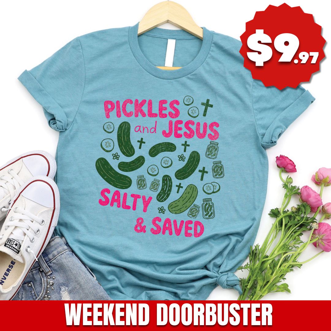 Salty and Saved Tee product image 1