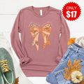 Give Thanks To The Lord Long Sleeve - Heather Mauve - 17 product image 1