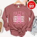 Faith Hope Cure Long Sleeve - Heather Mauve - 17 product image 1