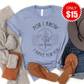Jeremiah 29:11 Tee - Heather Blue - 15 product image 1