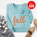 Fall Sweatshirt - Heather Lagoon - 20 product image 1