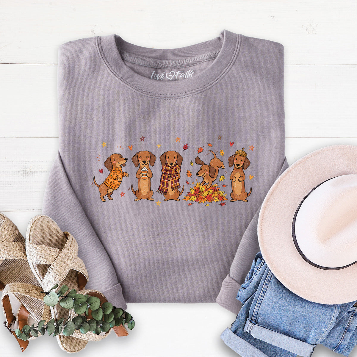 Fall Dachshund Sweatshirt product image 1