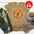 Fall For Jesus Tee - Brown Leopard - 15 product image 1