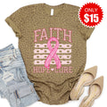 Faith Hope Cure Tee - Brown Leopard - 15 product image 1