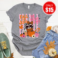Fall For Jesus Racoon Tee - Heather Grey - 15 product image 1