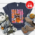 Fall For Jesus Racoon Tee - Heather Navy - 15 product image 1