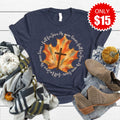 Fall For Jesus Tee - Heather Navy - 15 product image 1