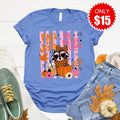 Fall For Jesus Racoon Tee - Heather Royal Blue - 15 product image 1