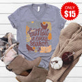 Faith in Every Season V-Neck - Heather Storm - 15