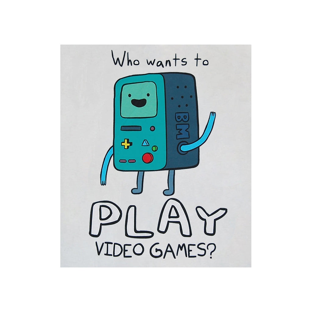 Adventure Time Beemo Want To Play Video Games T-Shirt product image 2
