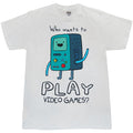 Adventure Time Beemo Want To Play Video Games T-Shirt product image 1