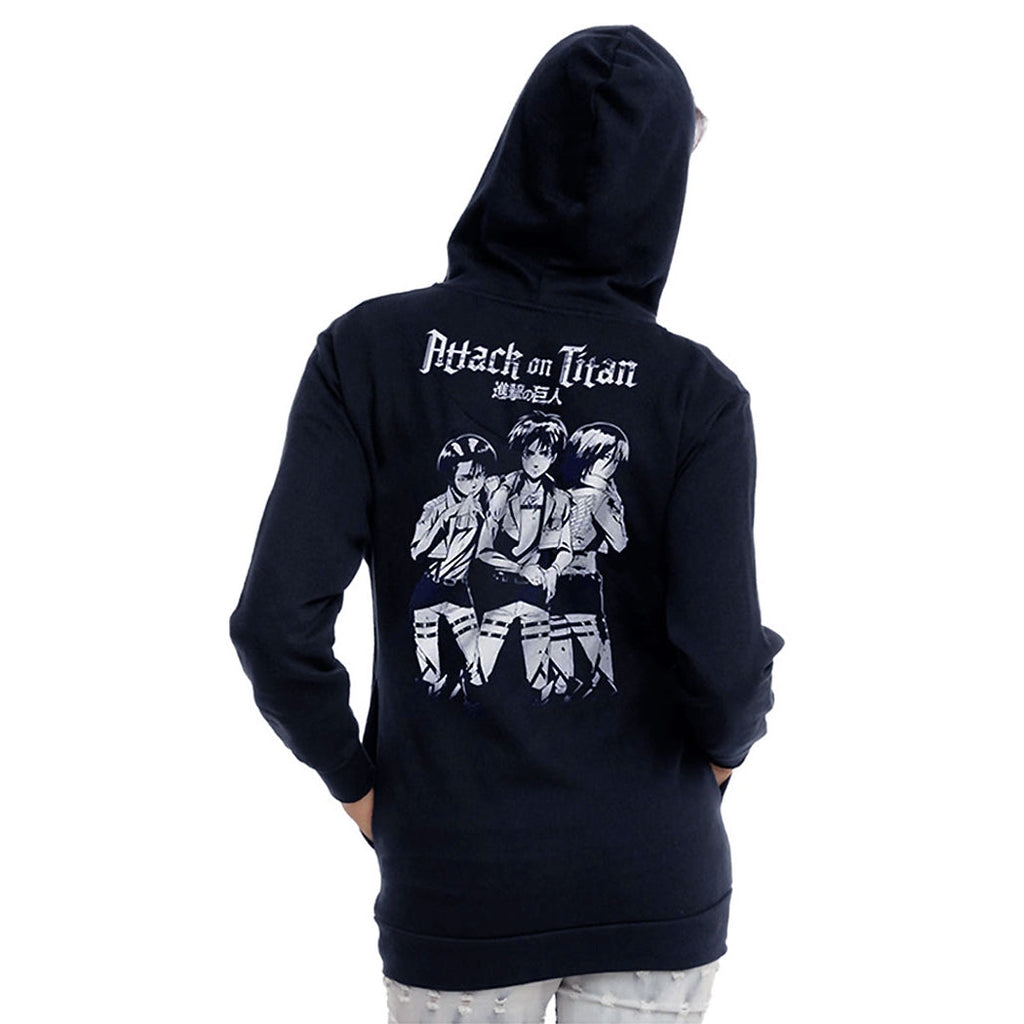 Attack on Titan Trio Junior Women's Hoodie product image 3