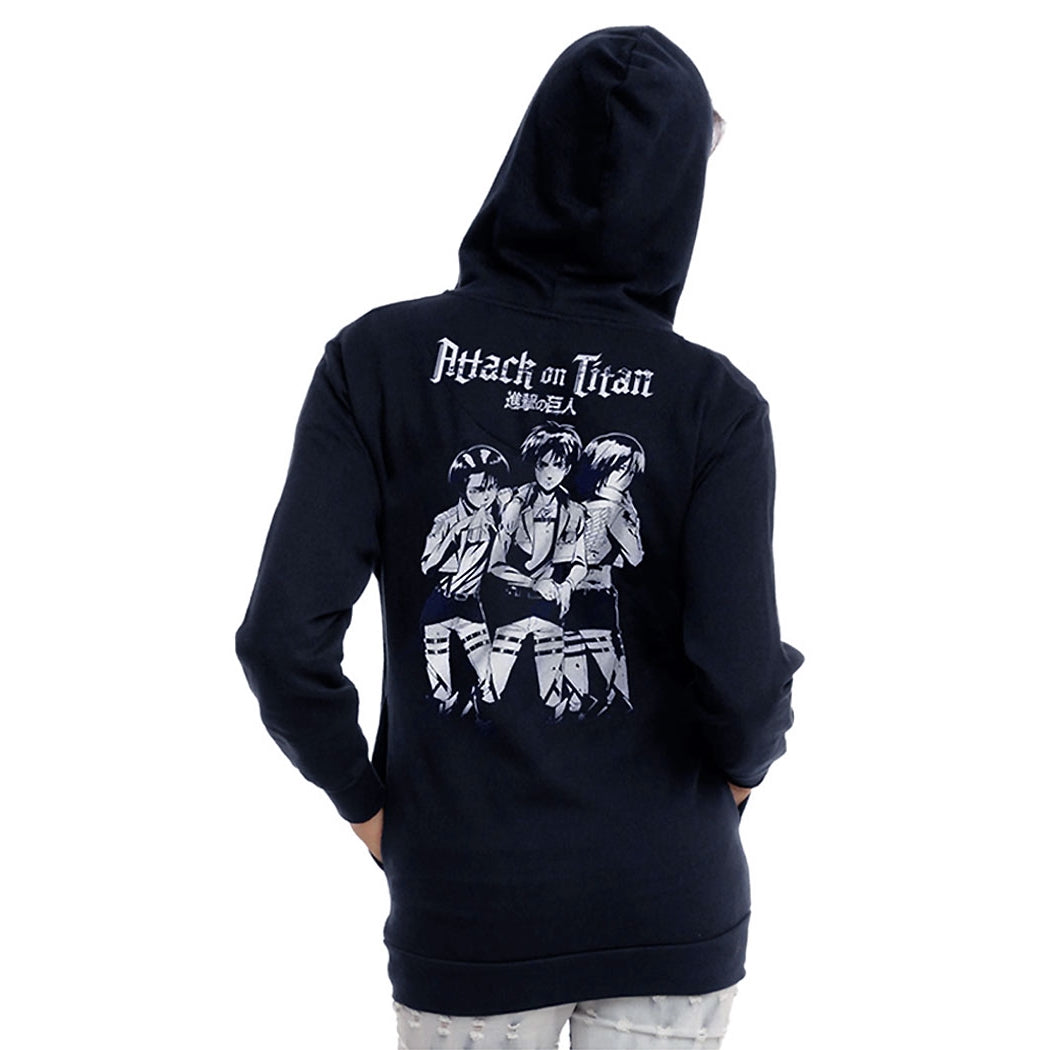 Attack on Titan Trio Junior Women's Hoodie product image 3