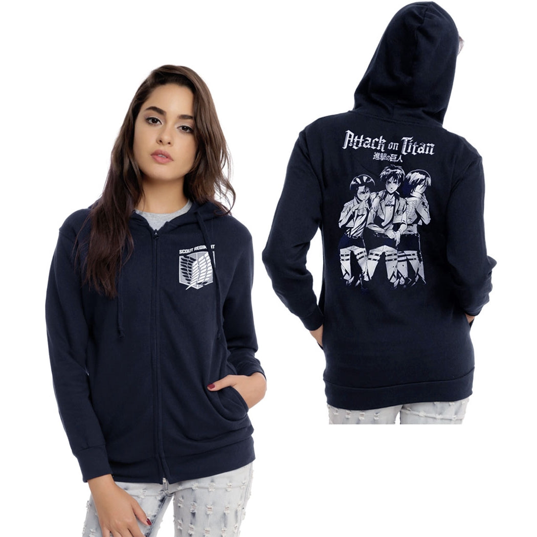 Attack on Titan Trio Junior Women's Hoodie product image 1