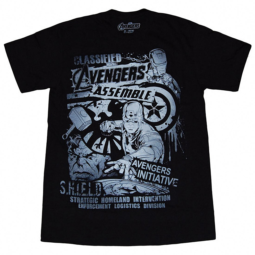 Avengers Movie Classified Glow T-Shirt product image 1