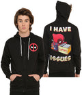 Deadpool I Have Issues Zip-Up Hoodie product image 1