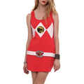 Power Ranger Red Costume Tunic Tank Dress