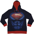 Superman Man of Steel Costume Zip Front Hoodie product image 1