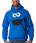 Cookie Monster Face Adult Hoodie product image 1