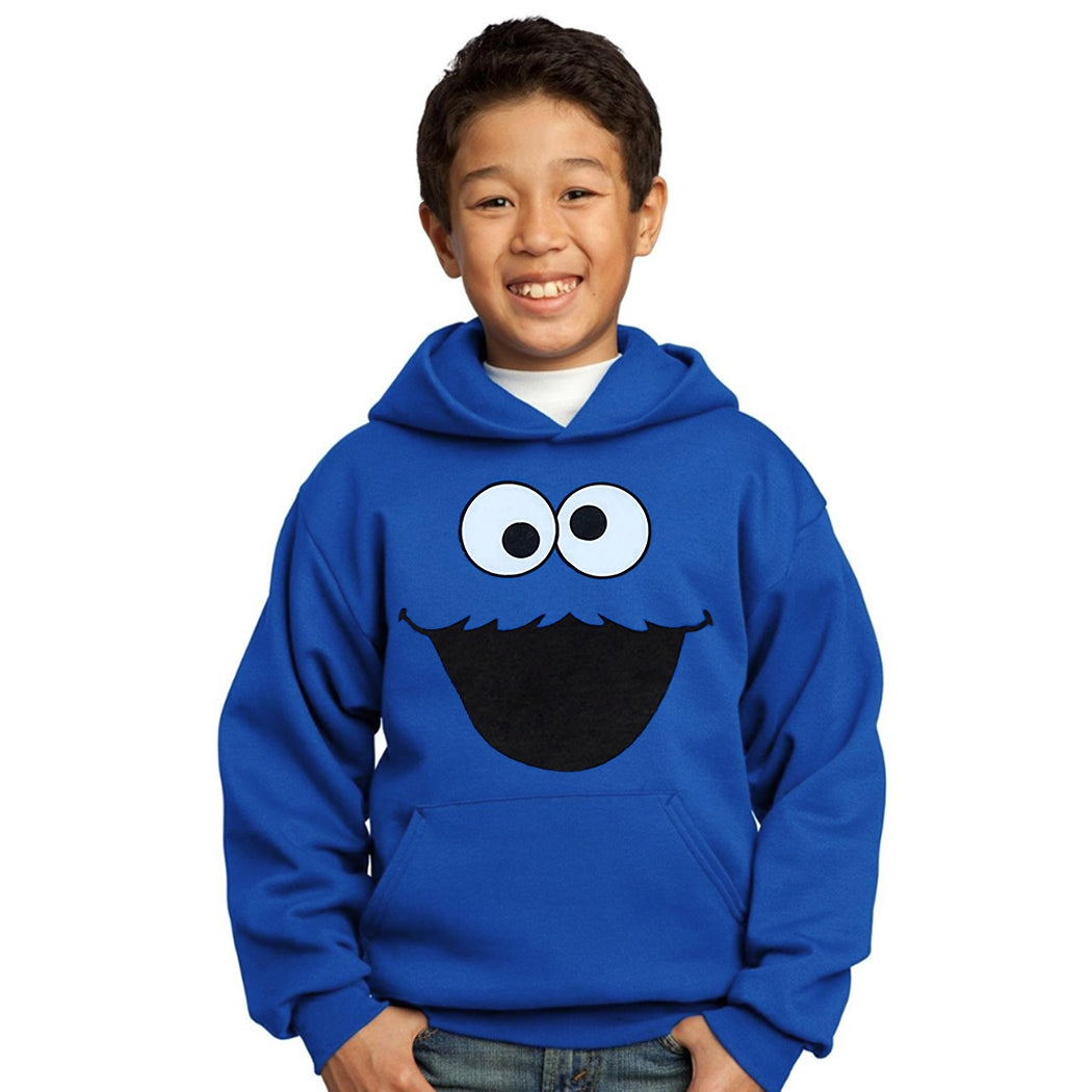 Cookie Monster Face Youth Hoodie product image 1