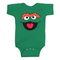 Oscar The Grouch Face Infant Onesie Romper