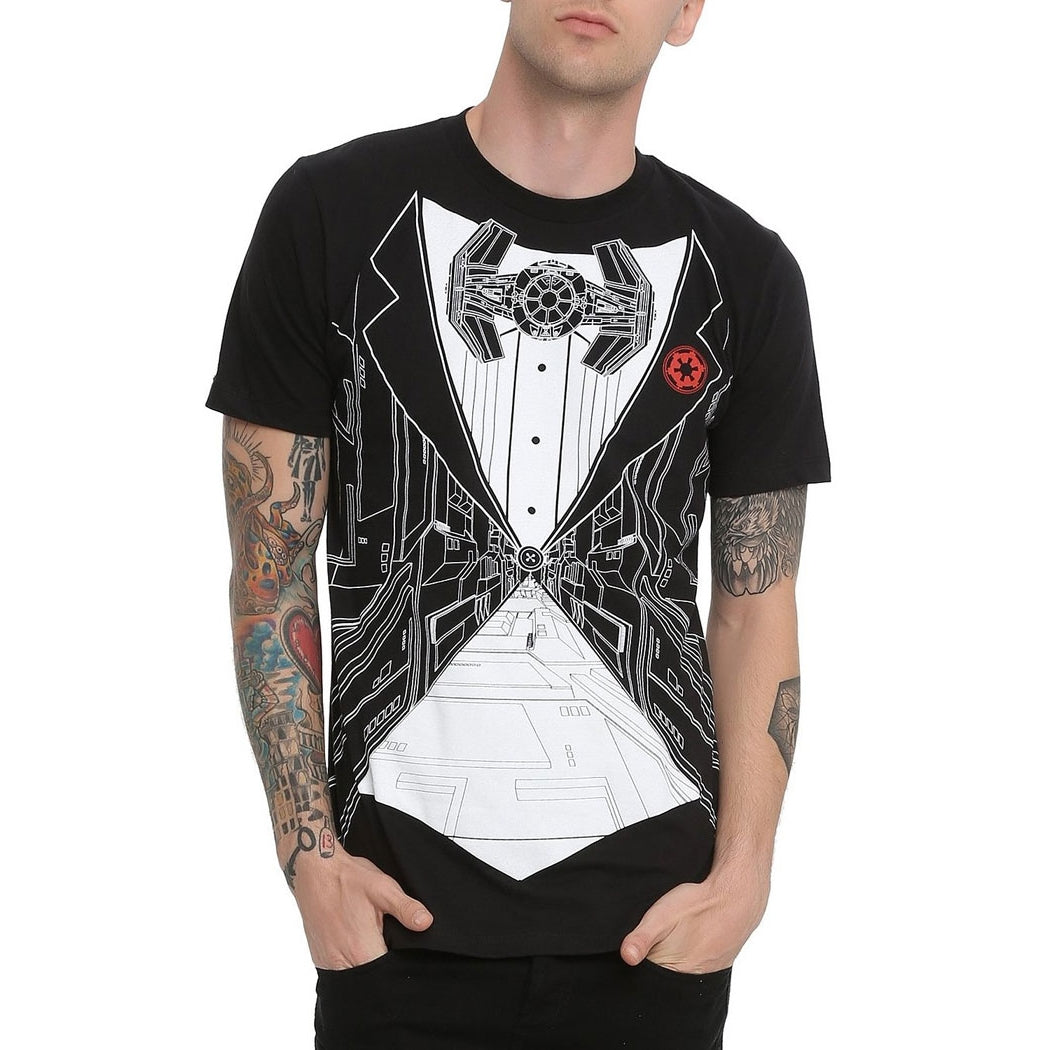 Star Wars Tie Fighter Tux Costume T-Shirt product image 1