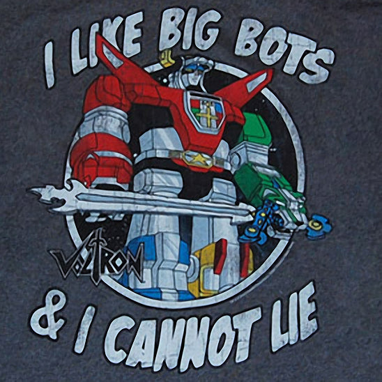 Voltron I Like Big Bots T-Shirt product image 2